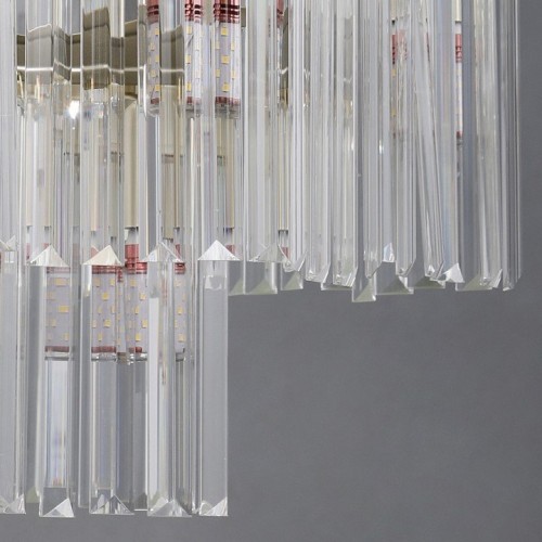 Подвесная люстра Illumico IL3357-6+3PSQ-24 GD LYRA