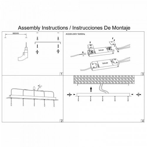 Подвесная люстра Mantra Arrecife 9382+9211 (5L)
