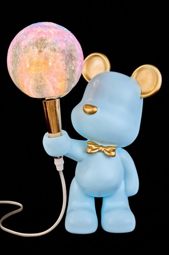 Настольная лампа LEON Ours LE4009/1T BL Настольная лампа LEON Ours LE4009/1T BL