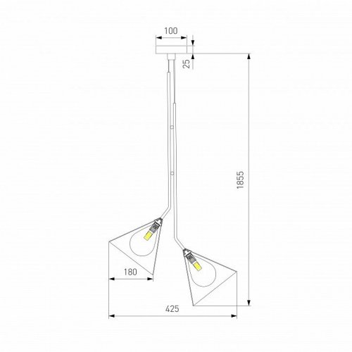 Подвесной светильник Enigma 70161/3 черный Подвесной светильник Enigma 70161/3 черный
