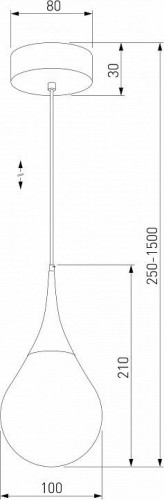 Подвесной светильник Eurosvet Adour a063856