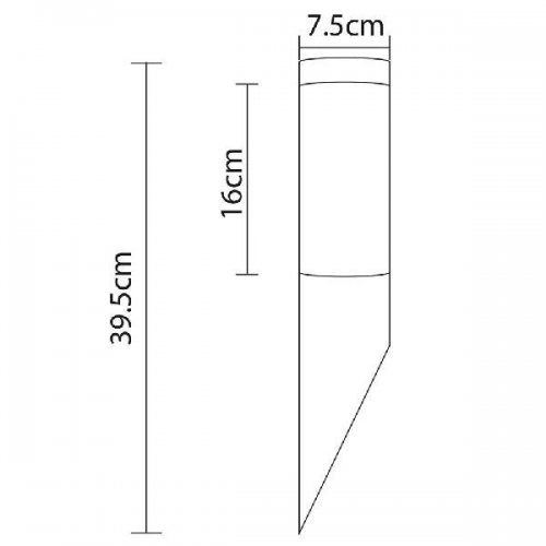 Уличный настенный светильник Arte Lamp Salire A3157AL-1SS