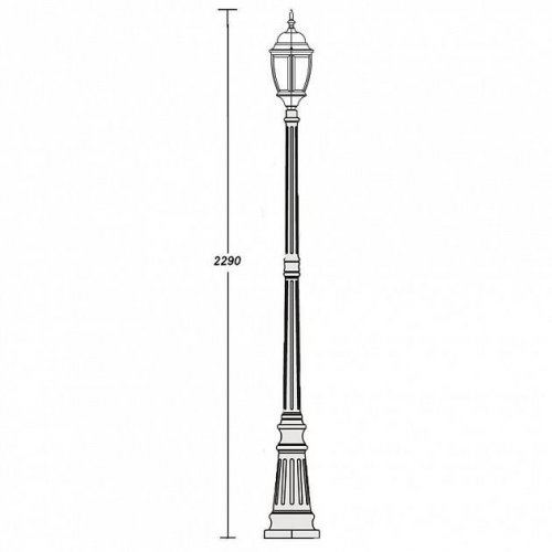 Наземный фонарь Oasis Light 91209L Bl