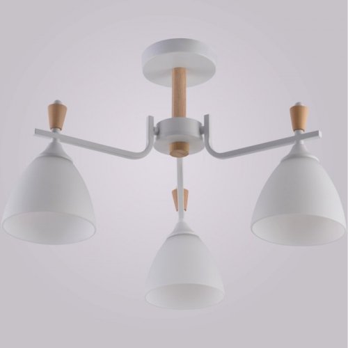 Потолочная люстра Reluce 01622-0.3-03 WH+WOOD Потолочная люстра Reluce 01622-0.3-03 WH+WOOD