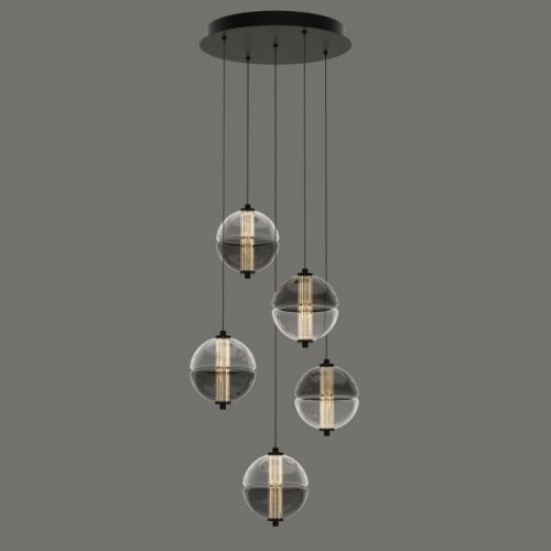 Подвесной светильник DeLight Collection MD24022079 MD24022079-5A black/smoky Подвесной светильник DeLight Collection MD24022079 MD24022079-5A black/smoky