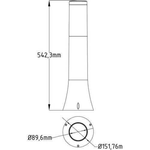 Уличный светильник Horoz Орхидея 400-001-122 HRZ00002614