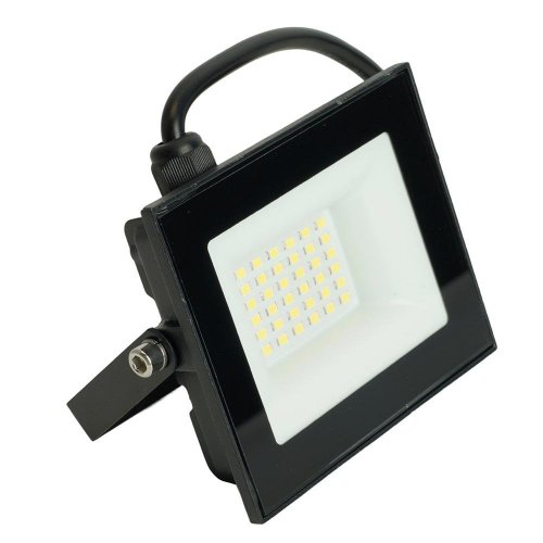 Светодиодный прожектор SAFFIT SFL51-50 IP65 50W 6500K черный 51194 Светодиодный прожектор SAFFIT SFL51-50 IP65 50W 6500K черный 51194