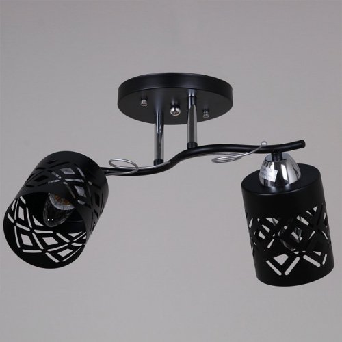 Потолочная люстра Reluce 08267-0.3-02 BK+CR Потолочная люстра Reluce 08267-0.3-02 BK+CR