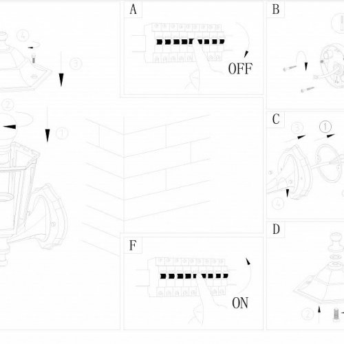 Уличный настенный светильник Eglo Laterna 4 22468
