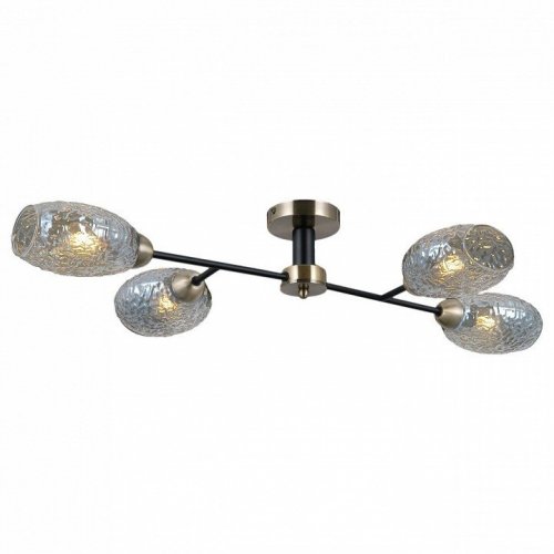 Потолочная люстра Illumico IL0285-4CSQ-79 BK AB Потолочная люстра Illumico IL0285-4CSQ-79 BK AB