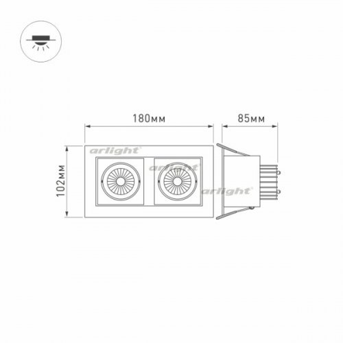 Точечный светильник Arlight CL-KARDAN 024138