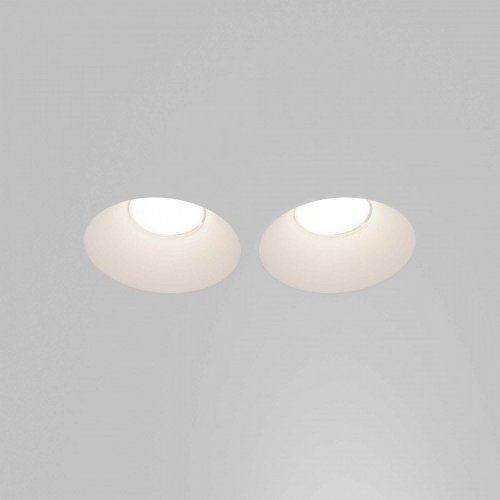 Встраиваемый светильник Maytoni Technical Gyps Modern DL129-GU10-02-W