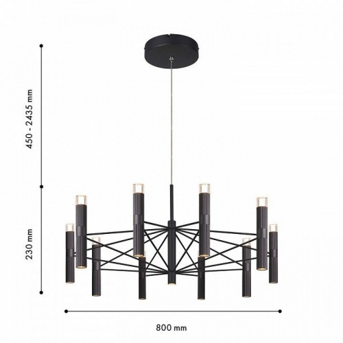 Подвесная люстра Favourite Blick 4758-10P