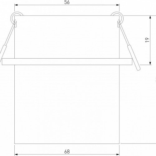 Встраиваемый светильник Elektrostandard Moll 25004/01 GU10 черный a064244