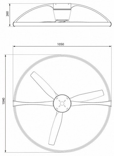 Светильник с вентилятором Mantra (люстры-вентиляторы) Nepal 7530