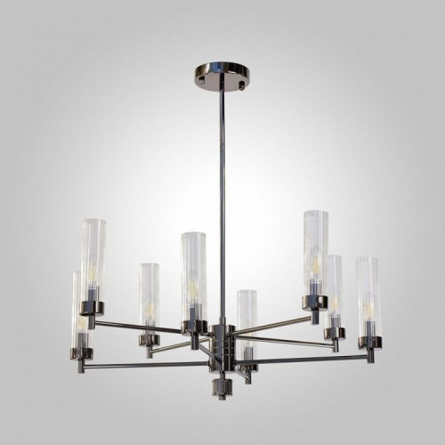 Люстра на штанге AM-Group INDIGO INDIGO SP8 PEARL BLACK Люстра на штанге AM-Group INDIGO INDIGO SP8 PEARL BLACK