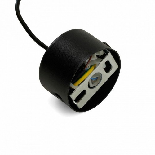 Светильник потолочный Feron ML1018 Barrel levitation на подвесе MR11 35W 230V, черный + золото 40*250 51387