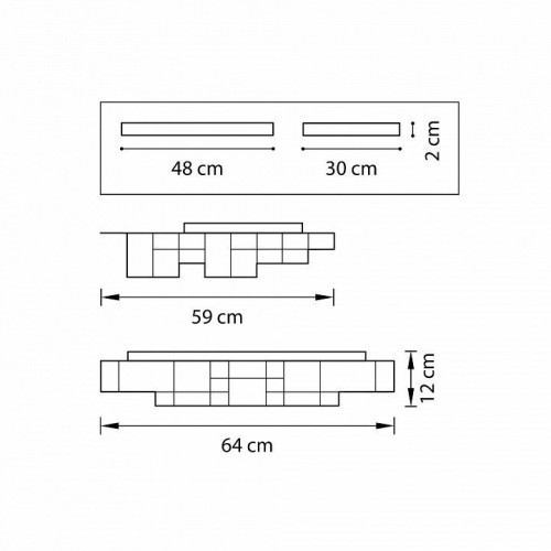 Потолочный светодиодный светильник Lightstar Favo 750161