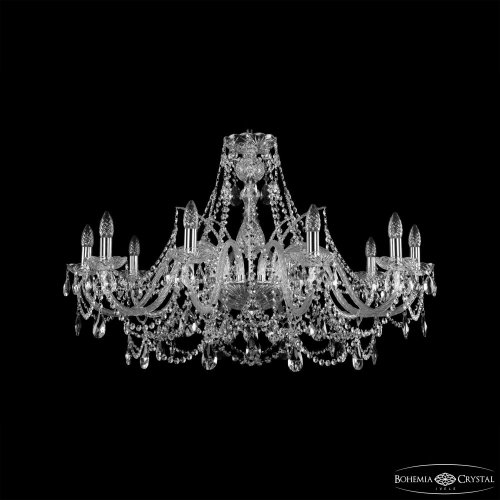 Подвесная люстра Bohemia Ivele Crystal 1411 1411/10/360 Ni Подвесная люстра Bohemia Ivele Crystal 1411 1411/10/360 Ni