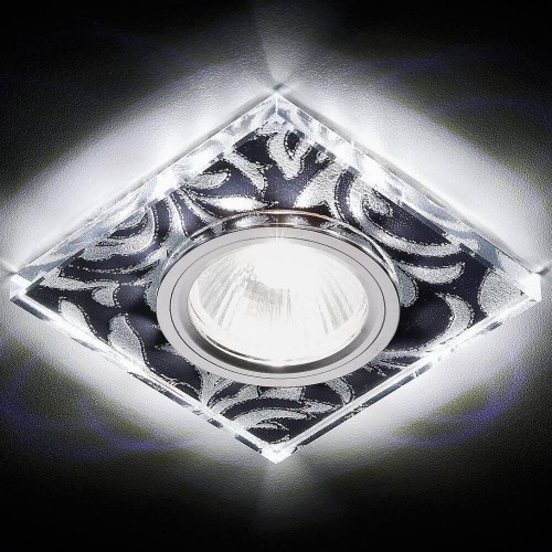 Встраиваемый светодиодный светильник Ambrella light Led S234 BK/CH/WH