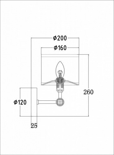 Бра Maytoni Alloro MOD088WL-01BS Бра Maytoni Alloro MOD088WL-01BS