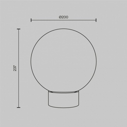 Интерьерная настольная лампа Maytoni Basic form MOD321TL-01G3