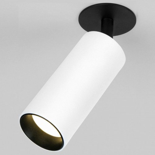 Встраиваемый светодиодный спот Elektrostandard Diffe 25052/Led белый/черный a058173
