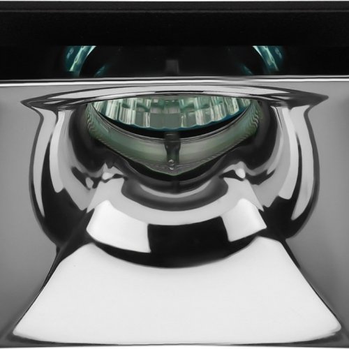 Точечный светильник ЭРА KL102 BK/CH