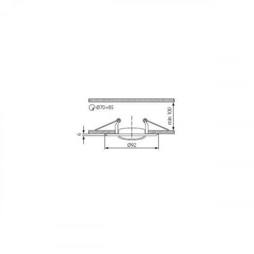 Точечные светильники Kanlux HORN CTC-3115-PG/N 2833