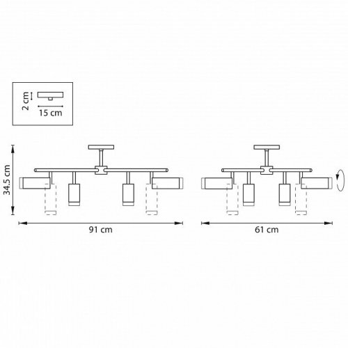 Потолочная люстра Lightstar Rullo LR7283748740 Потолочная люстра Lightstar Rullo LR7283748740
