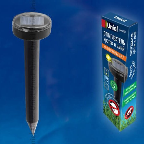 Отпугиватель кротов и змей Uniel UDR-S20 Sol Black UL-00000852