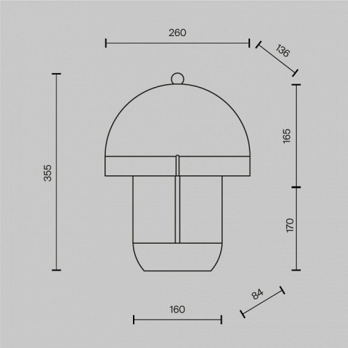 Интерьерная настольная лампа Maytoni Hope MOD479TL-L14W3K