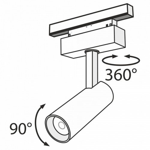 Трековый светильник Maytoni Track lamps TR019-2-10W3K-B