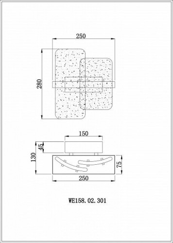 Настенный светильник Wertmark Nelly WE158.02.301