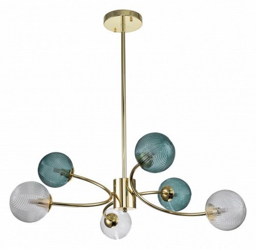 Люстра на штанге Indigo Selva 11032/6R Gold Люстра на штанге Indigo Selva 11032/6R Gold