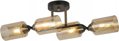 Потолочная люстра Illumico IL8148-4COU-79 BK BR Потолочная люстра Illumico IL8148-4COU-79 BK BR