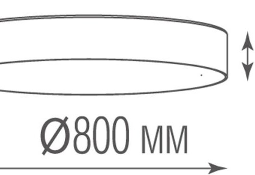 Потолочный светильник Plato C111052/1 D800