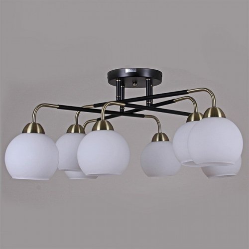 Потолочная люстра Illumico IL0252-8CSQ-79 BK AB Потолочная люстра Illumico IL0252-8CSQ-79 BK AB