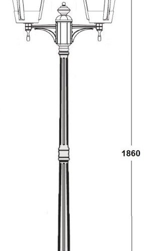 Наземный фонарь SEUL 11258SA Bl Наземный фонарь SEUL 11258SA Bl