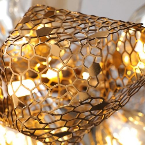 Подвесная люстра DeLight Collection Britannica 8898P/AS gold/smoky