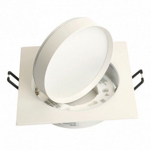 Светильник встраиваемый Feron DL506 потолочный GX53 белый квадрат 51358