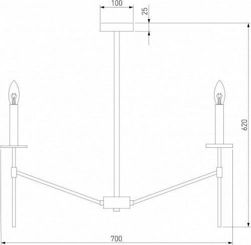 Люстра на штанге Eurosvet Anders a061930