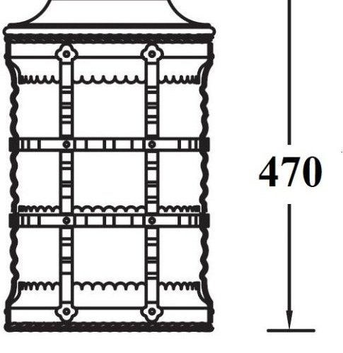 Потолочный светильник уличный BARSELONA 81205A Gw