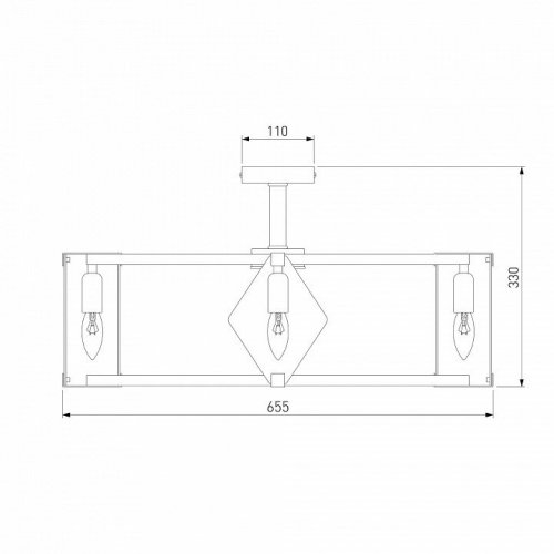 Потолочная люстра Eurosvet Aragon 60126/8 черный Smart