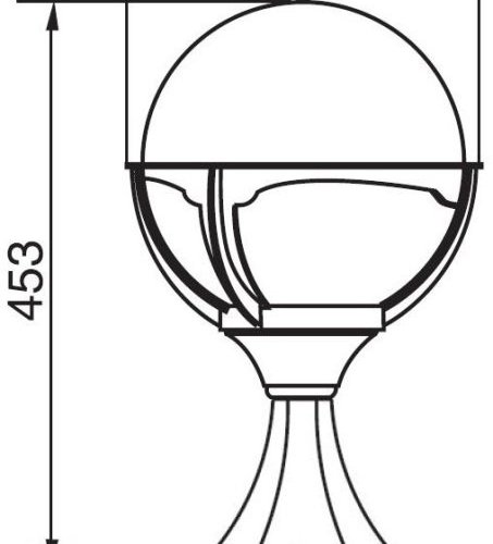 Наземный фонарь GENOVA 88104 SB1 Bl