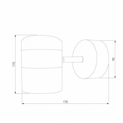 Бра Eurosvet Oskar 20165/1 LED хром/белый 9W
