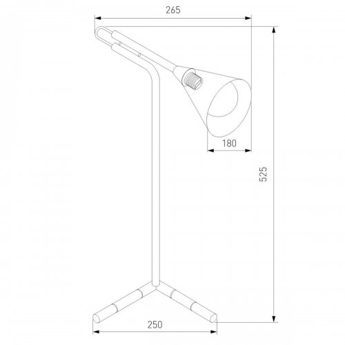 Настольная лампа Eurosvet Enigma 01186/1 черный Настольная лампа Eurosvet Enigma 01186/1 черный