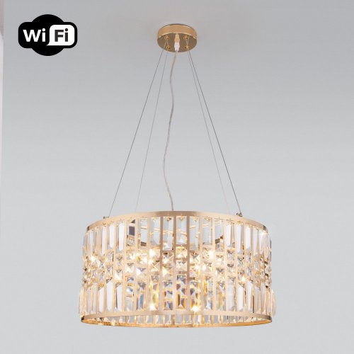 Подвесная люстра Eurosvet Lory 10125/5 золото/прозрачный хрусталь Strotskis Smart (10116/5) Подвесная люстра Eurosvet Lory 10125/5 золото/прозрачный хрусталь Strotskis Smart (10116/5)