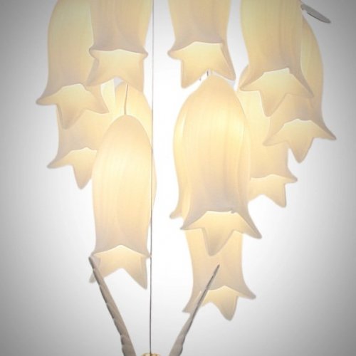 Подвесная люстра Mizien с цветами и птицами колибри Polly MZ121830-12-280