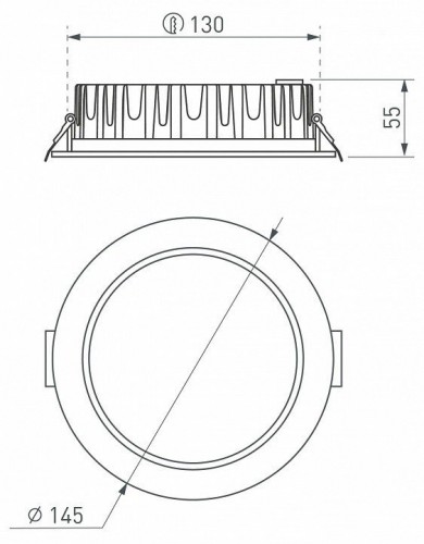 Встраиваемый светильник Arlight FOGGY 039062